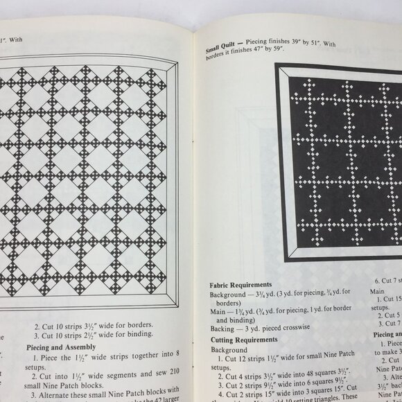 Vintage 1986 Template-Free Quiltmaking Trudie Hughes Quilting Pattern Ideas Book - Picture 8 of 11